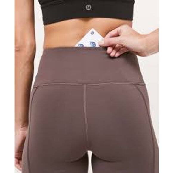Lululemon To The Beat Tight 24" *lululemon X SoulCycle Purple Taupe Size 8 - Picture 10 of 10